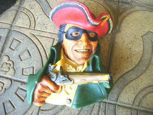 RARE 1965 BOSSON'S HIGHWAY MAN HEAD MADE IN ENGLAND