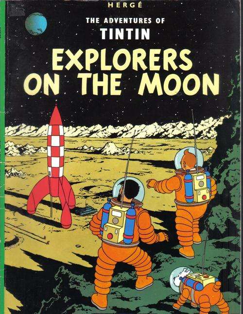 1983 TINTIN 'EXPLORERS ON THE MOON' BY HERGE
