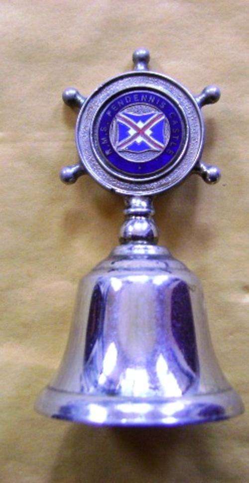 RMS PENDENNIS CASTLE DINNING ROOM TABLE BELL