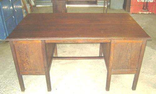 OLD MINE PARTRIDGE WOOD 6 DRAWER EXECUTIVE DESK FOR JOHAN PRINSLOO ONLY