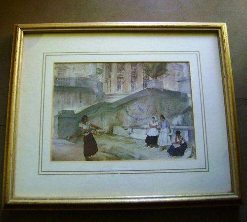 SIR WILLIAM RUSSEL FLINT 1880-1969 PRINT