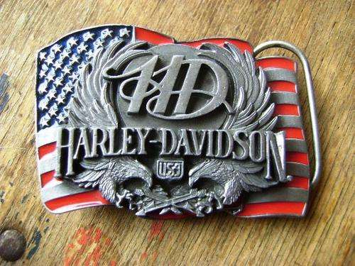 ORIGINAL MINT 1989 HARLEY DAVIDSON HEAVY BELT BUCKLE