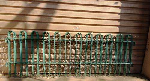 20 X 1 M SECTIONS OF STEEL PICKET FENCE