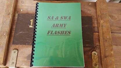 SA AND SWA ARMY FLASHES BOOK 58 PAGES A4