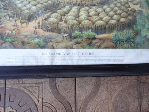 ORIGINAL FRAME DE MOORD VAN PIET RETIEF