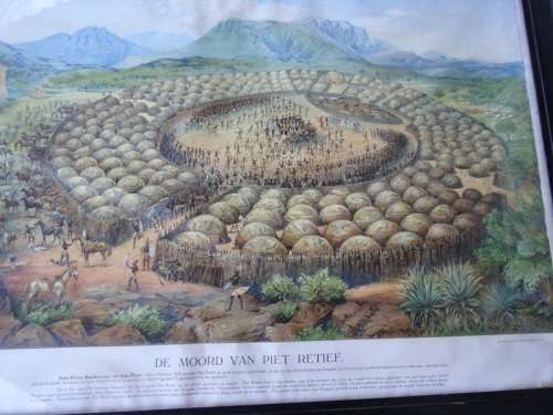 ORIGINAL FRAME DE MOORD VAN PIET RETIEF