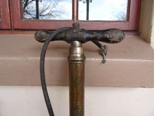 VINTAGE BRASS DUNLOP COMPLETE PUMP