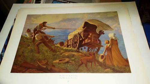 GROOT TREK OOR DIE DRAKENSBERG PRINT