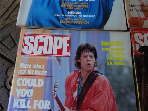 4 X VINTAGE SCOPE MAGAZINES