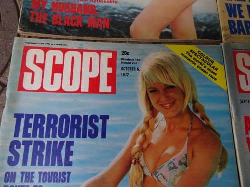 4 X VINTAGE  SCOPE MAGAZINES