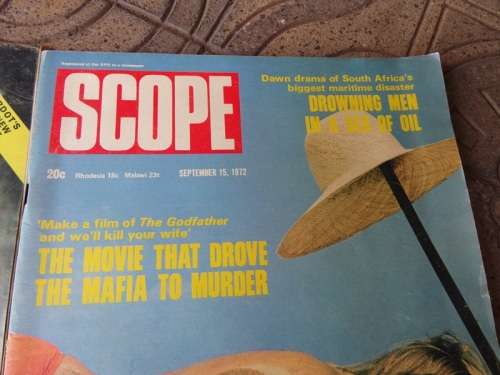 4 X VINTAGE  SCOPE MAGAZINES