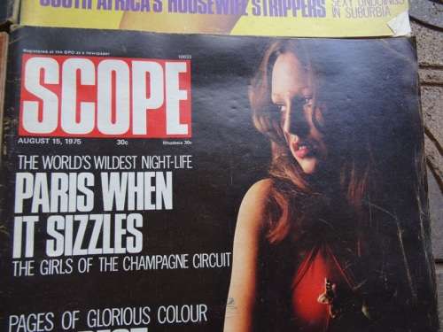 4 X VINTAGE SCOPE MAGAZINES