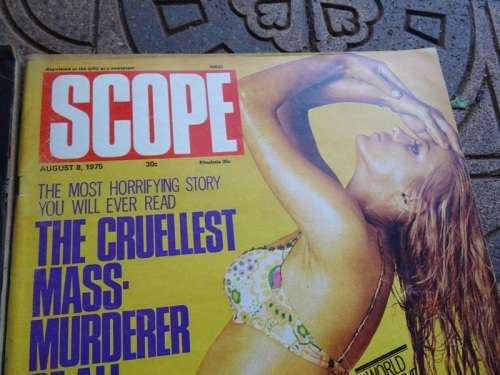 4 X VINTAGE SCOPE MAGAZINES