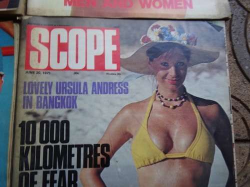 4 X VINTAGE SCOPE MAGAZINES