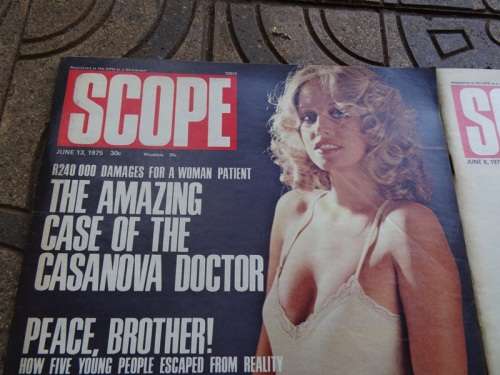 4 X VINTAGE SCOPE MAGAZINES