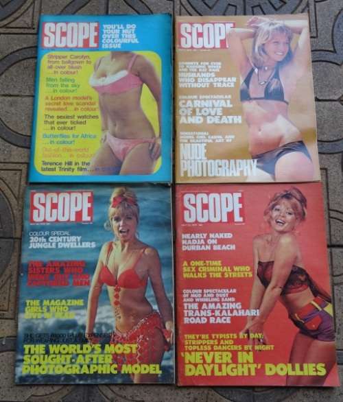4 X VINTAGE SCOPE MAGAZINES