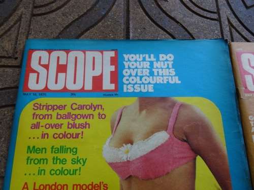 4 X VINTAGE SCOPE MAGAZINES