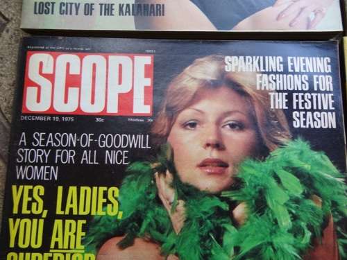 4 X VINTAGE SCOPE MAGAZINES