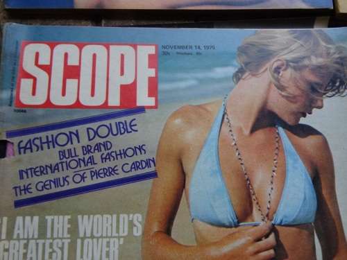 4 X VINTAGE SCOPE MAGAZINES