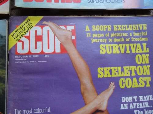 4 X VINTAGE SCOPE MAGAZINES