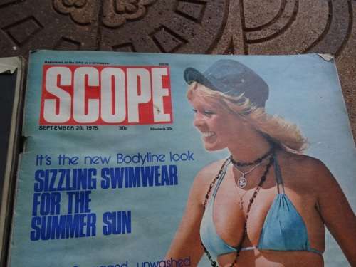 4 X VINTAGE SCOPE MAGAZINES