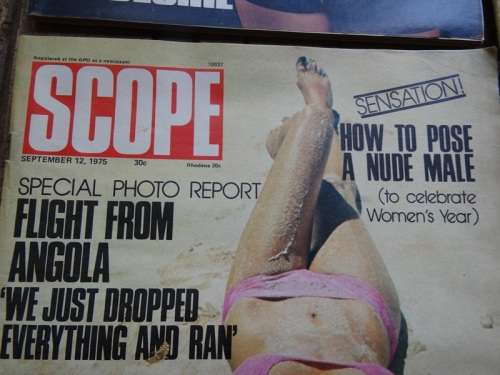 4 X VINTAGE SCOPE MAGAZINES