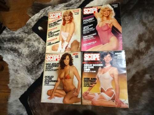 4 X VINTAGE SCOPE MAGAZINES