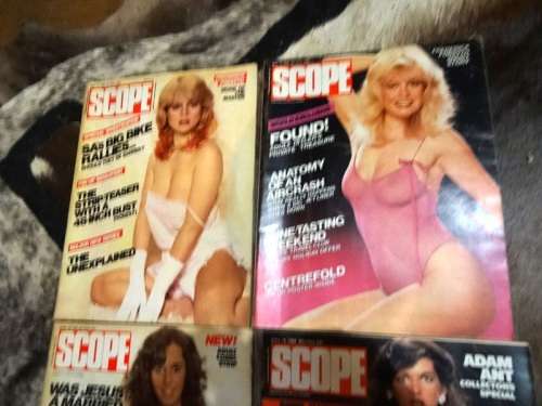 4 X VINTAGE SCOPE MAGAZINES