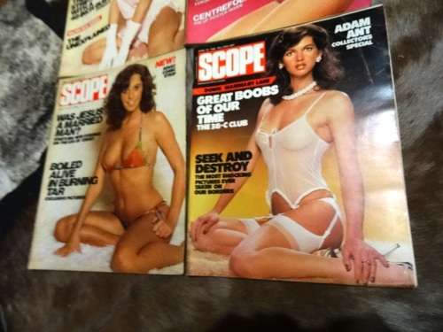 4 X VINTAGE SCOPE MAGAZINES