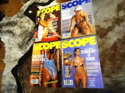 4 X VINTAGE SCOPE MAGAZINES