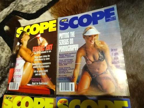 4 X VINTAGE SCOPE MAGAZINES