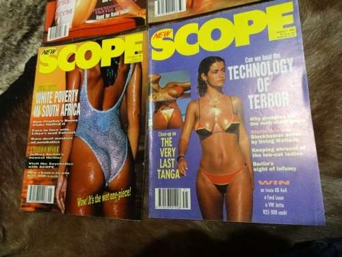 4 X VINTAGE SCOPE MAGAZINES