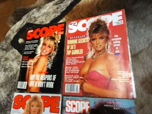 4 X VINTAGE SCOPE MAGAZINES