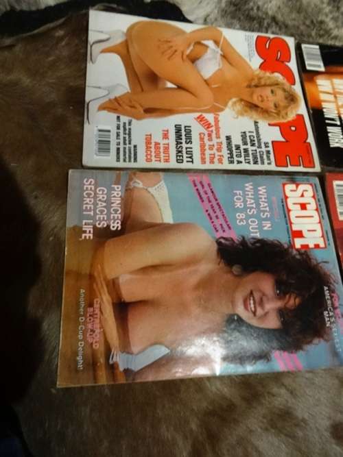 4 X VINTAGE SCOPE MAGAZINES