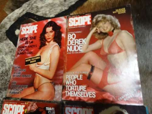 4 X VINTAGE SCOPE MAGAZINES