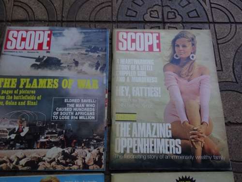 4 X VINTAGE 1973 SCOPE MAGAZINES