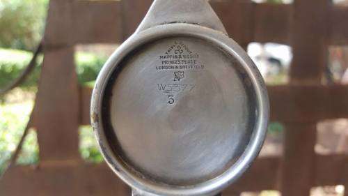 ANTIQUE MAPPIN & WEBB'S SILVER PLATE DECANTER