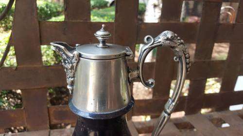 ANTIQUE MAPPIN & WEBB'S SILVER PLATE DECANTER