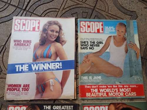 4 X 1978 SCOPE MAGAZINES.