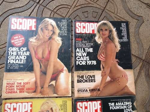 4 X 1978 SCOPE MAGAZINES.