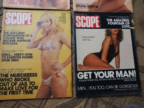 4 X 1978 SCOPE MAGAZINES.