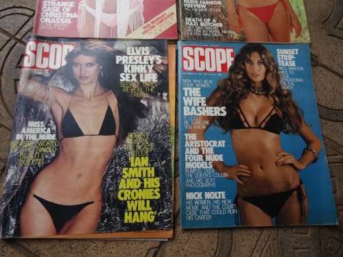 4 X 1978 SCOPE MAGAZINES.