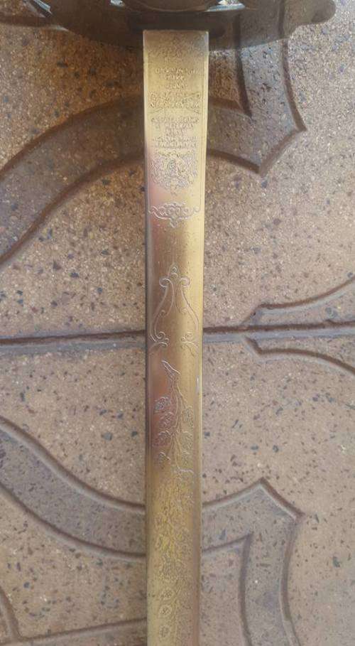 WILKINSON  PROMOTIONAL SWORD 1895 PATTERN