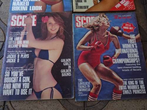 4 X 1977 SCOPE MAGAZINES.