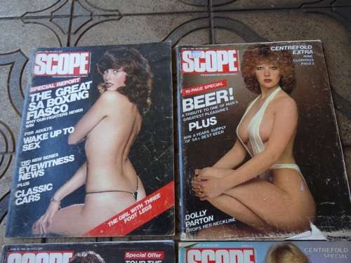 4 X 1982 SCOPE MAGAZINES.