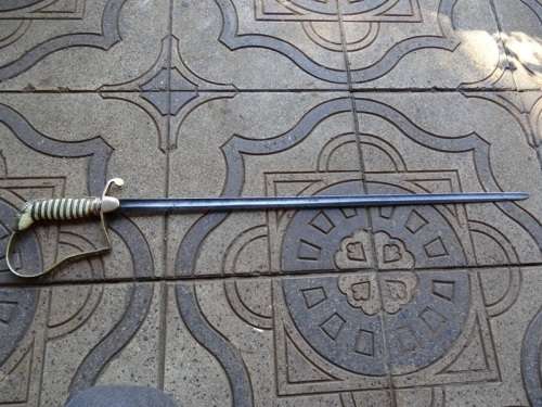 1805 PATTERN GEORGIAN NAVAL SWORD 645 MM