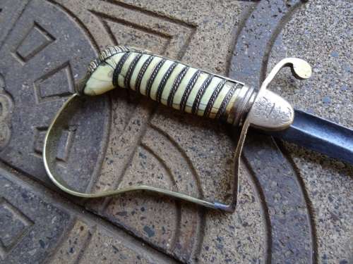 1805 PATTERN GEORGIAN NAVAL SWORD 645 MM