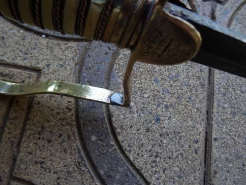 1805 PATTERN GEORGIAN NAVAL SWORD 645 MM