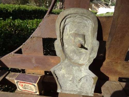 VINTAGE J G STRIJDOM BRONZE PLAQUE