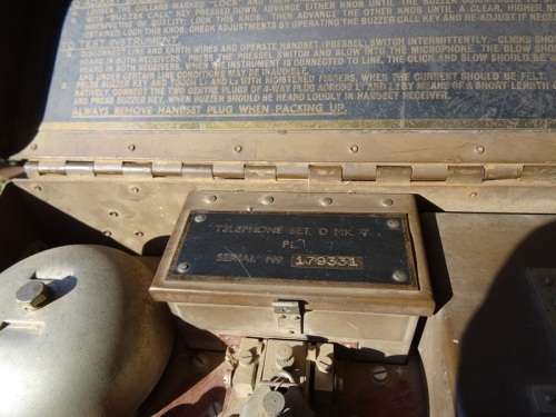 WW2 MK 7 BRITISH TELE SET